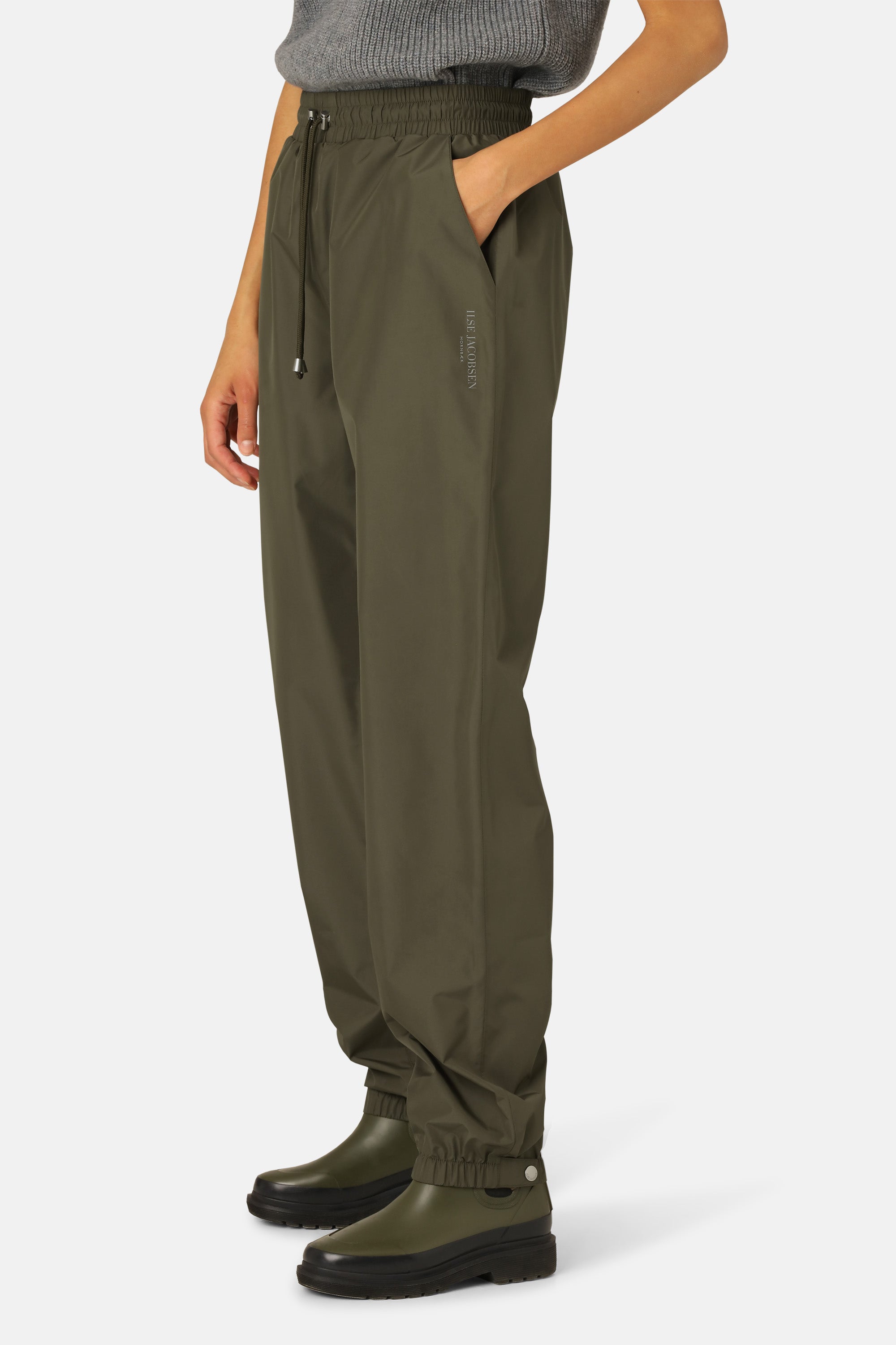 Ilse Jacobsen Hornbæk Rain Rain Trousers Rain trousers 410 Army